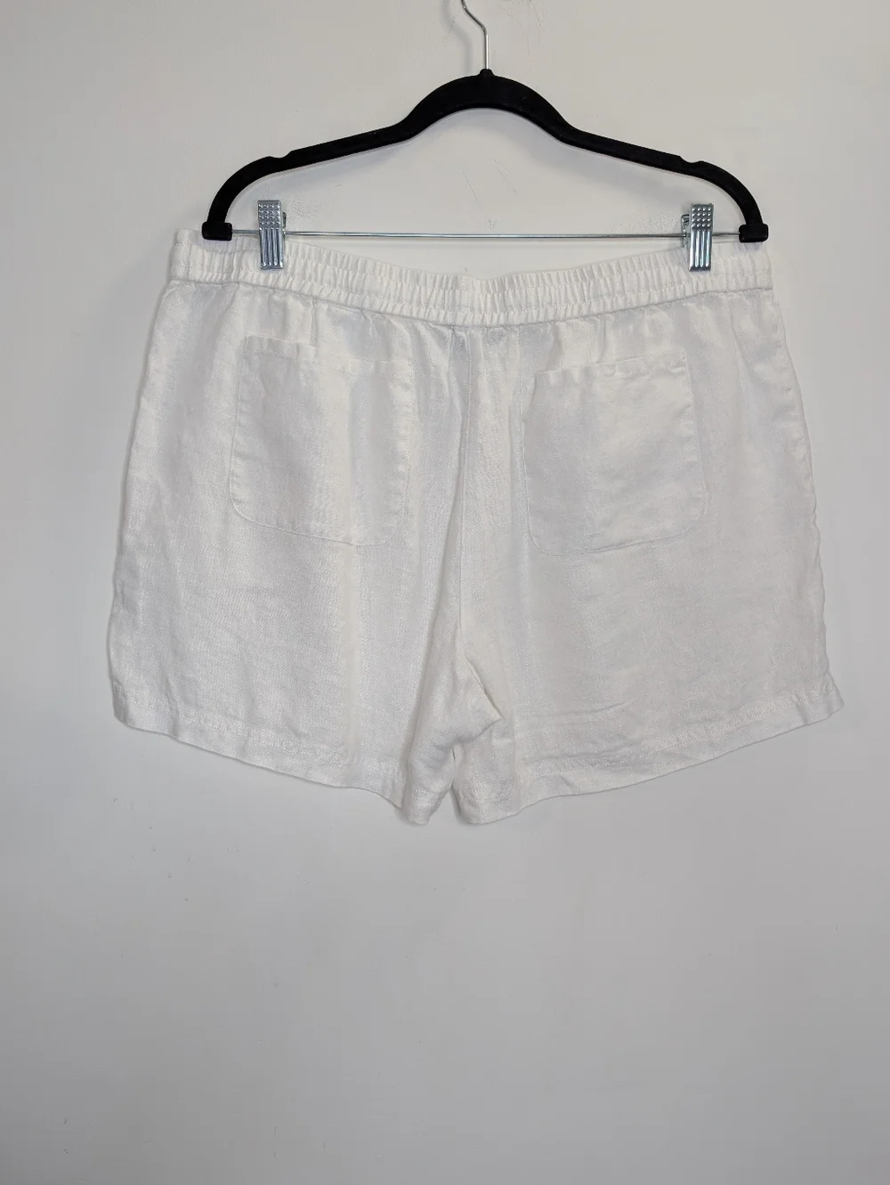 Tommy Bahama 100% Linen Drawstring Shorts White L Relaxed Beachy - Picture 4 of 5